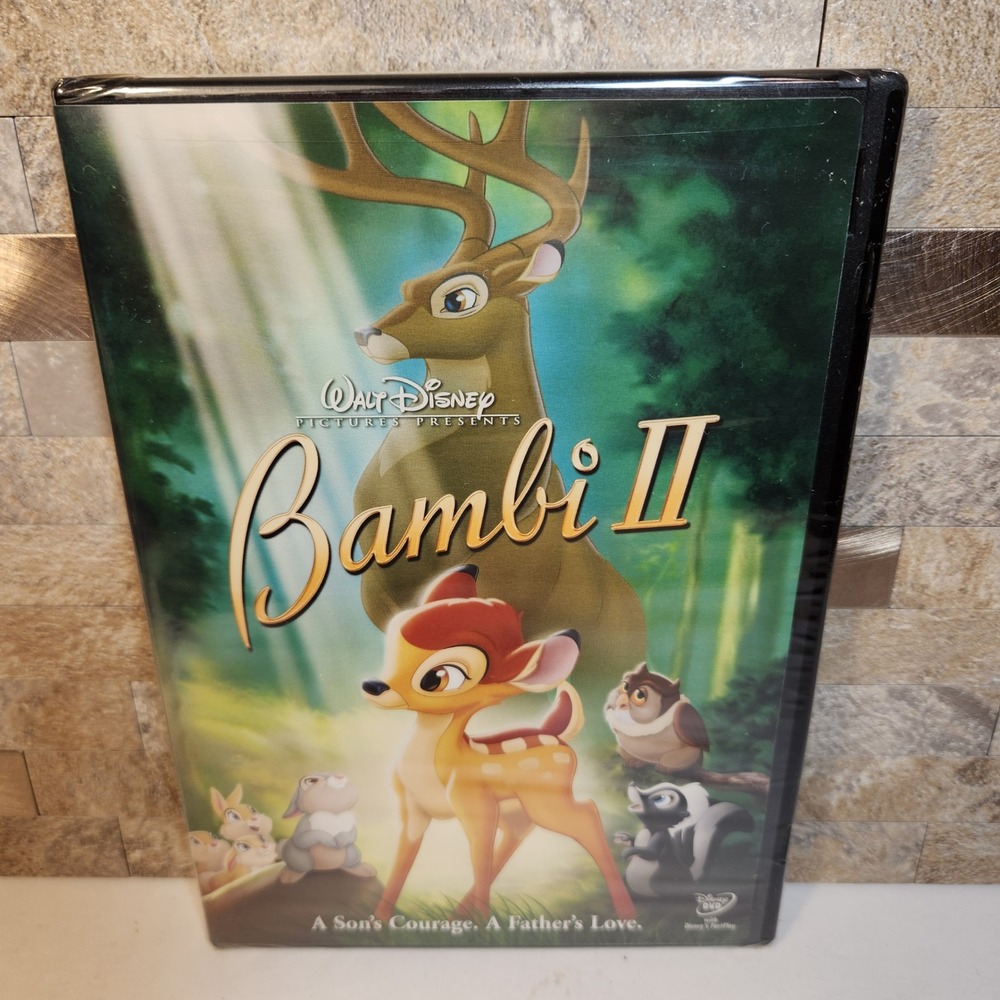 Walt Disney Bambi II DVD 2006 Animated Family Movie New Sealed 35242A